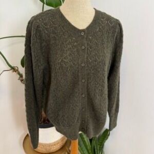 Old Navy Olive Green Women's Cardigan